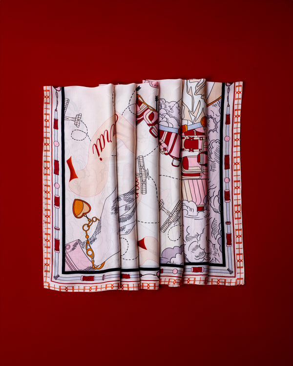 Bond Girl Scarf - Nude