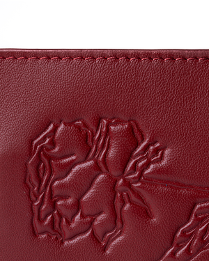 Trifold Billionaire Card Holder - Lip Red