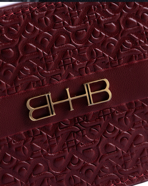 Trifold Billionaire Card Holder - Lip Red