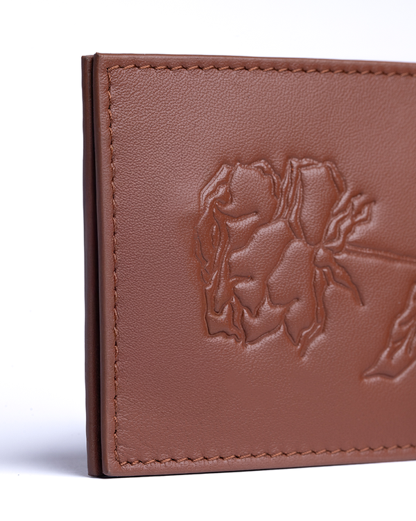 Trifold Billionaire Card Holder - Tan