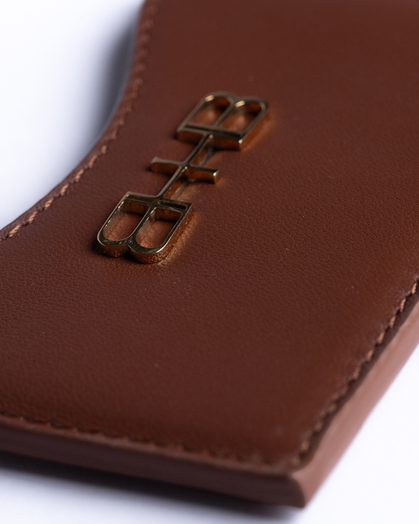 Concave Card Holder - Tan