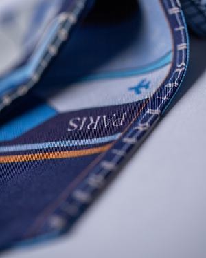 Bond Girl Twilly - Voila Blue