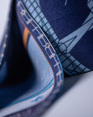 Bond Girl Twilly - Voila Blue