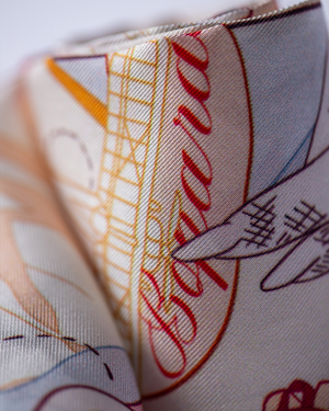 Bond Girl Twilly - Nude