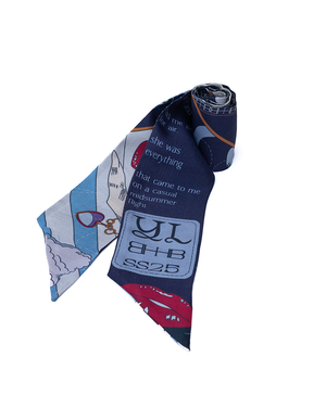 Bond Girl Twilly - Voila Blue