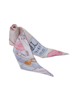 Bond Girl Twilly - Nude