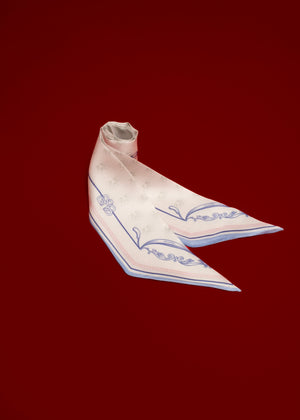 Emblem Wash Twilly - Baby Blue