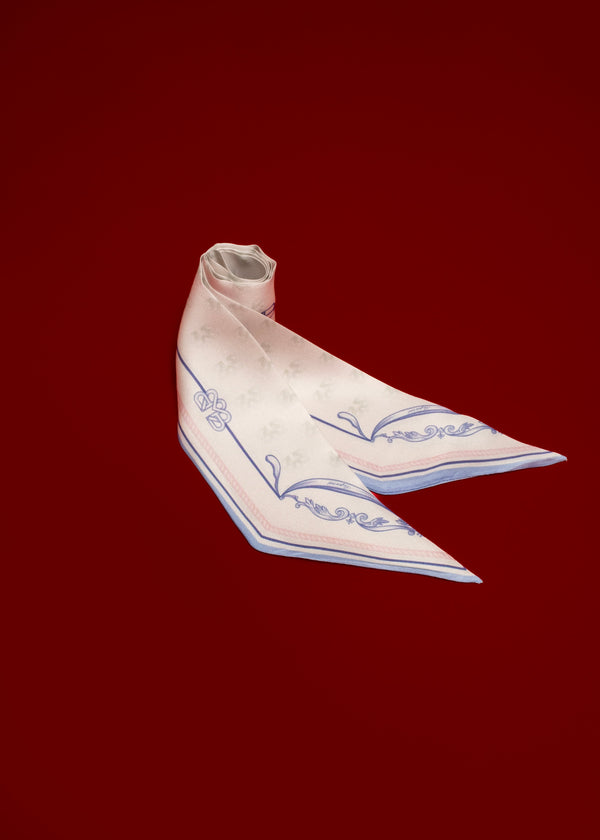 Emblem Wash Twilly - Baby Blue