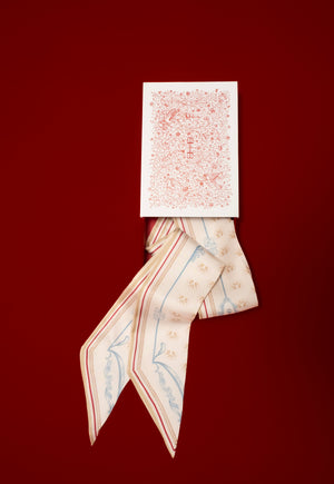 Emblem Wash Twilly - Beige