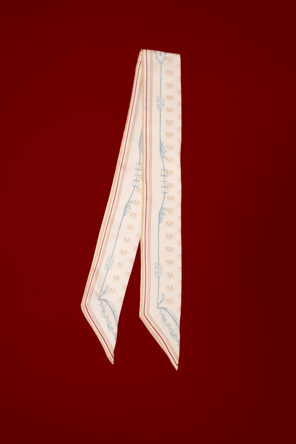 Emblem Wash Twilly - Beige