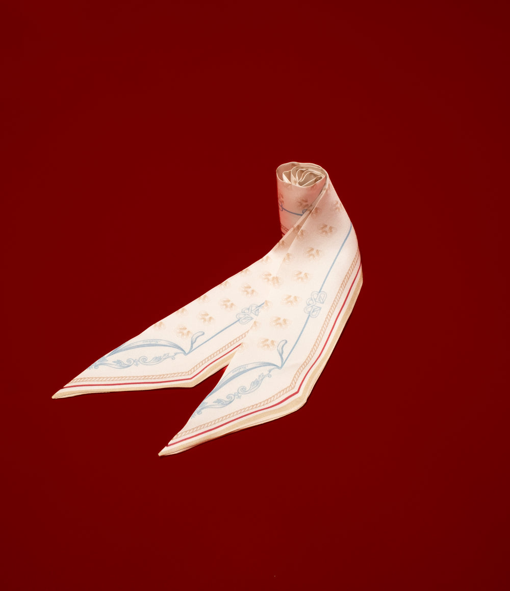 Emblem Wash Twilly - Beige