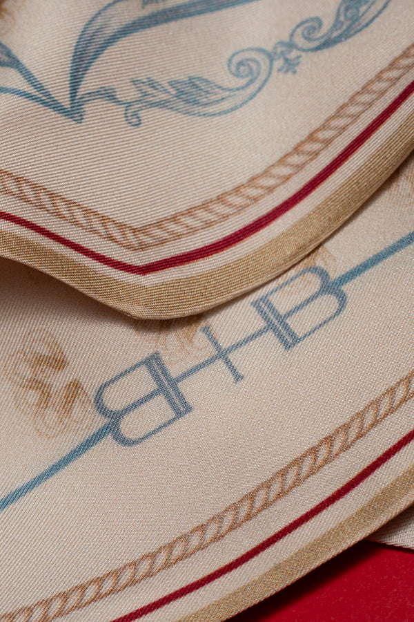 Emblem Wash Twilly - Beige