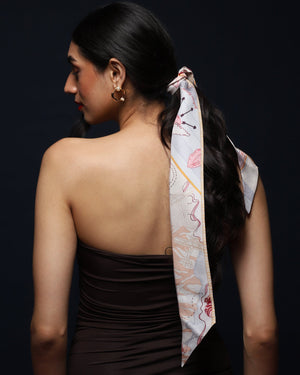 Bond Girl Twilly - Nude