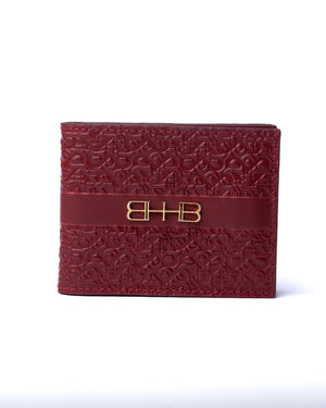 Trifold Billionaire Card Holder - Lip Red