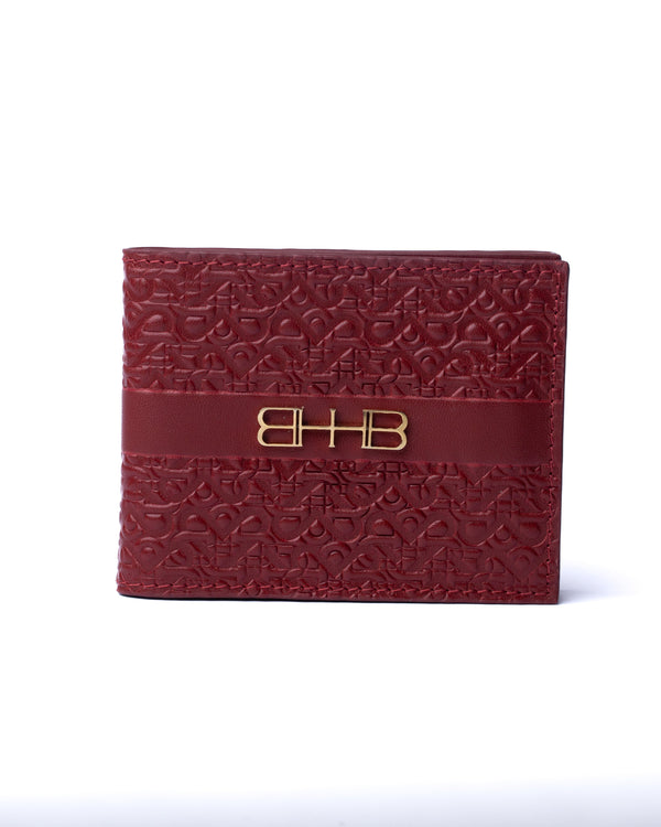 Trifold Billionaire Card Holder - Lip Red