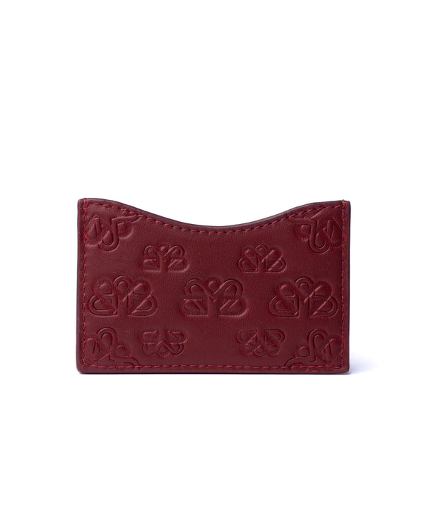 Concave Card Holder - Lip Red