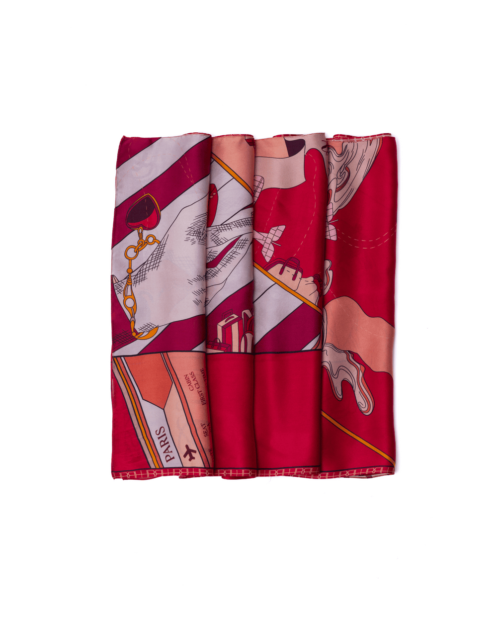 Bond Girl Stole - Lip Red