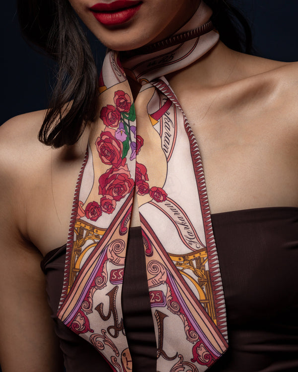 Her Scent Twilly - Mulberry Wine