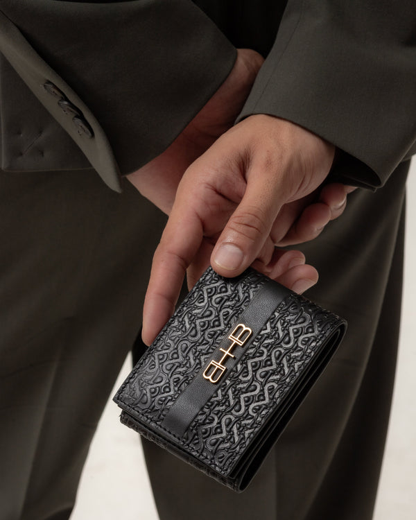 Trifold Billionaire Card Holder - Black