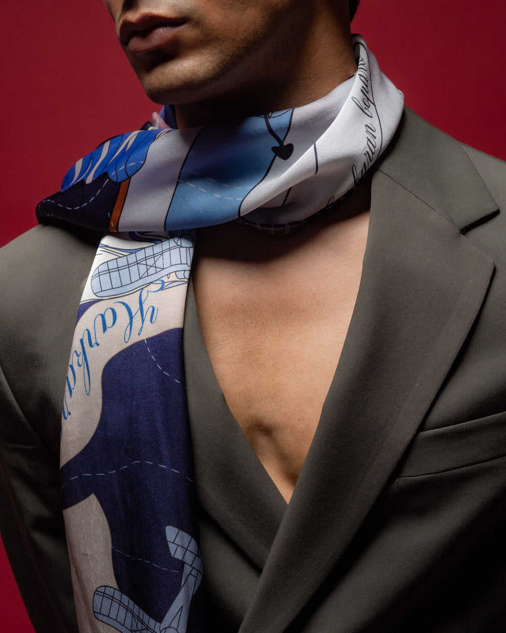 Bond Girl Stole - Voila Blue