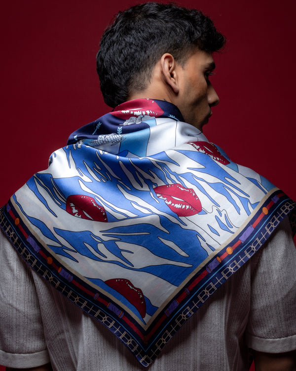 Bond Girl Scarf - Voila Blue