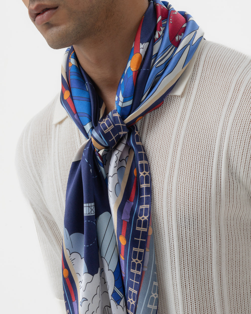 Bond Girl Scarf - Voila Blue