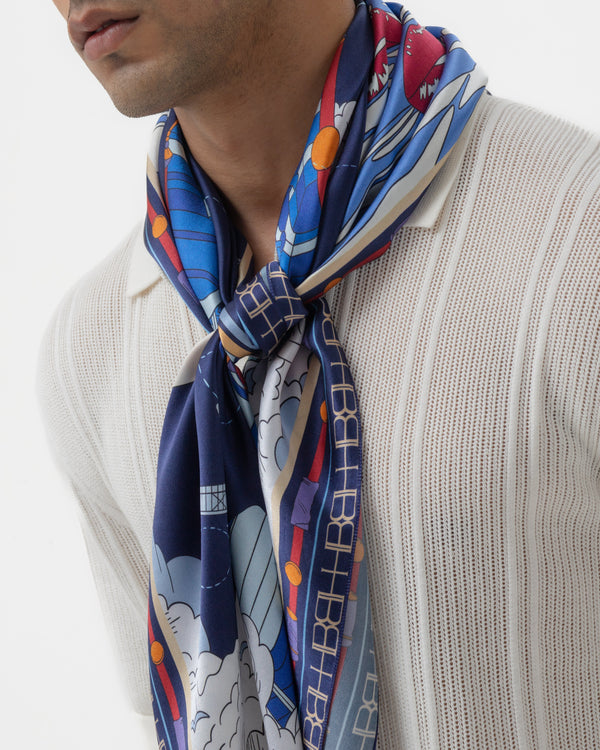 Bond Girl Scarf - Voila Blue